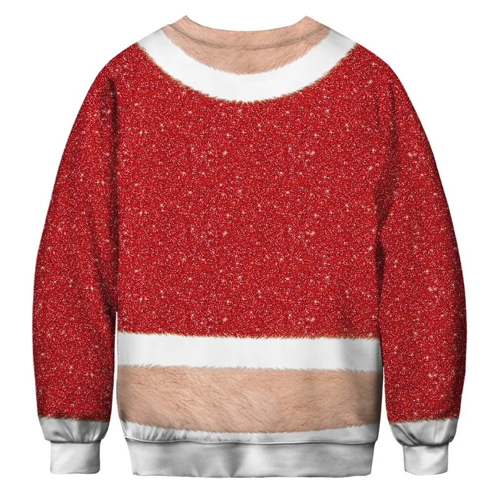 Простой принт Рождество Crewneck Толстовка женская длинный рукав толстый теплый пуловер осень зима Женская толстовка уличная