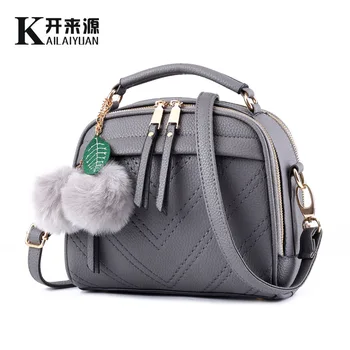 

100% Genuine leather Women handbag 2019 rant small Korean tide Fashion Shoulder Messenger Bag