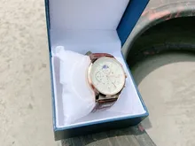 LIGE-reloj analógico con correa de cuero de moda para hombre, accesorio de pulsera de cuarzo resistente al agua con tapa luminosa, complemento Masculino de marca de lujo, nuevo, 2021