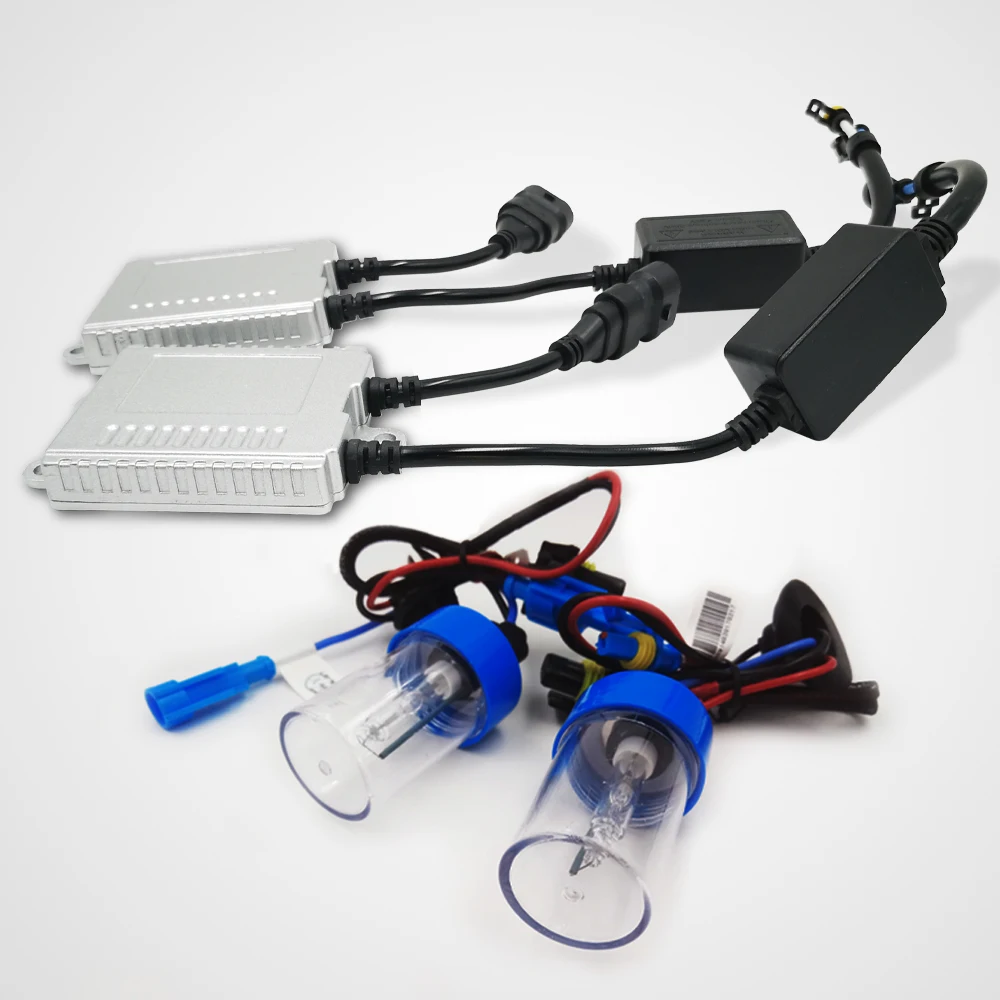 2PCS 55W Metal Ballast kit HID Xenon Light bulb 12V H1 H3 H4 H7 H11 9005 9006 D2H 9012 Auto Xeno Headlight Lamp 5000K 6000K | Автомобили и