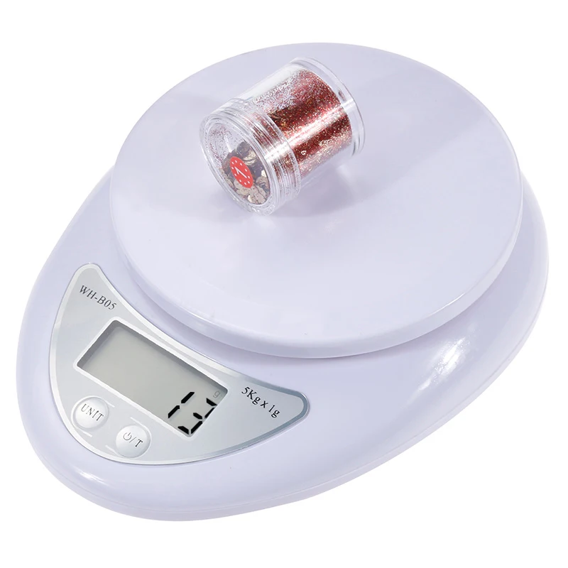 

Portable 5kg Digital Scale LCD Electronic Scales Steelyard Kitchen Scales Postal Food Balance Measuring Weight Libra