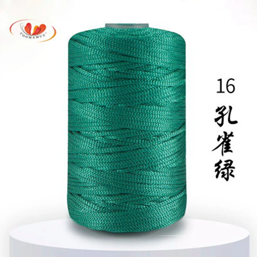 COOMAMUU 2.5MM Crochet Yarn 2021 Summer Ice Rope for Hand Crocheting Hat Fashion Light Viscose Thread 6