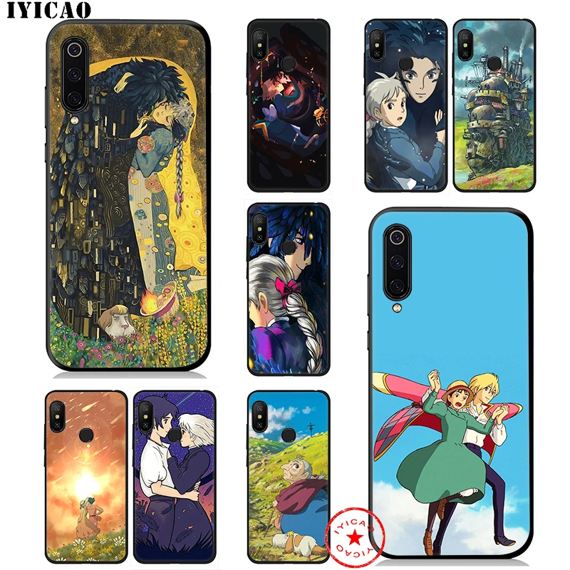 Мягкий чехол IYICAO Howl's Howls для Xiaomi Mi 10 A3 A2 Lite A1 CC9 CC9E 9T 9 8 6 SE Pro F1 Max 3 5X 6X MiA1 MiA2 |