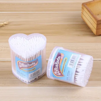 

1500Pcs/set Women Makeup Cotton Swab Double Head Cotton Buds Tip For Medical Wood Sticks Nose Ears Cleaning Health Care Tools