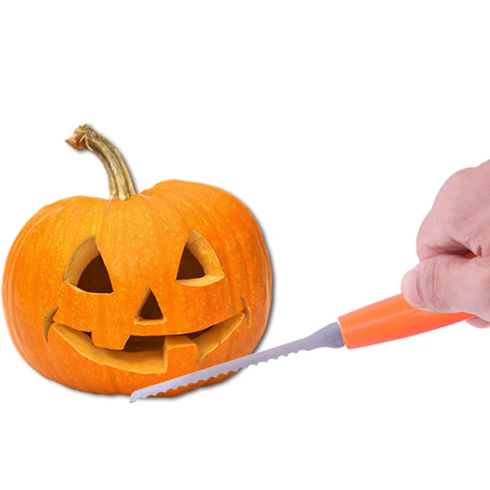 11pcs Halloween Pumpkin Carving Cutters Set DIY Professional Pumpkin Decoration Cutting Tools With Storage Bag Carving Knife O16