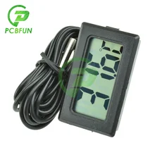 Thermomètre et hygromètre numérique LCD, capteur de température avec câble de 2m, régulateur thermique, Station météo, outil de Diagnostic, TPM 10