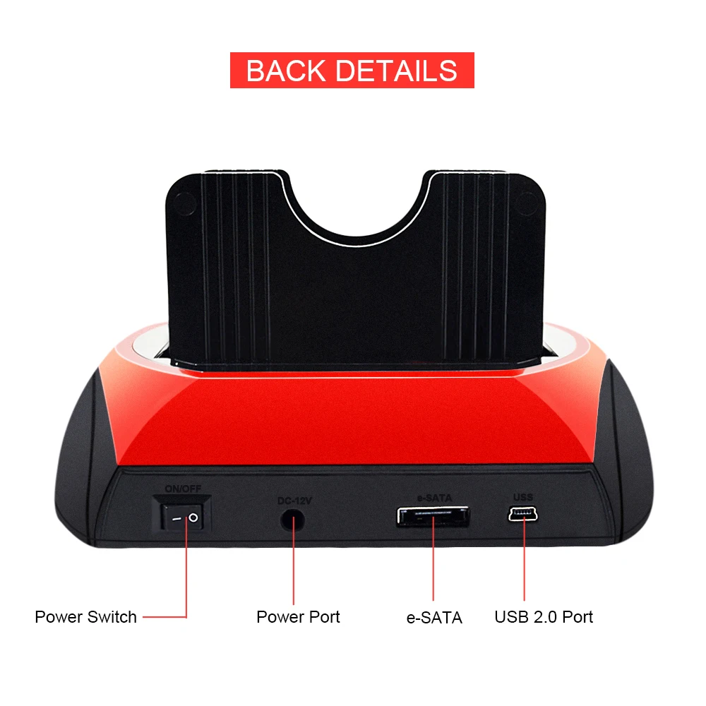 CHIPAL все в 1 док станция для жесткого диска USB 2 0 до 5 &quot3 5&quot IDE/SATA порт eSATA внешний