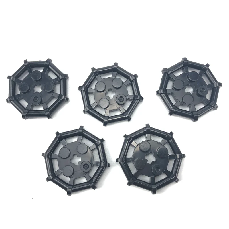 

10Pcs/set Compatible for Legoing Creator MOC Black 8 Sides base DIY Building Blocks Bricks Toys for Children Legoings Creators