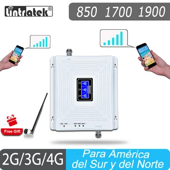 

Repetidor de señal Signal Repeater Lintratek 2G 3G 4G Signal Amplifier 850 CDMA 1900 PCS 1700 AWS Booster Cellphone Amplifier