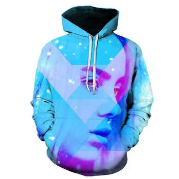 

Singer Billie Eilish 3D Fans Hoodies Sweatshirts Women Men Hoodies 3D print Character idol Billie Eilish Hip Hop Pullover Hoodie