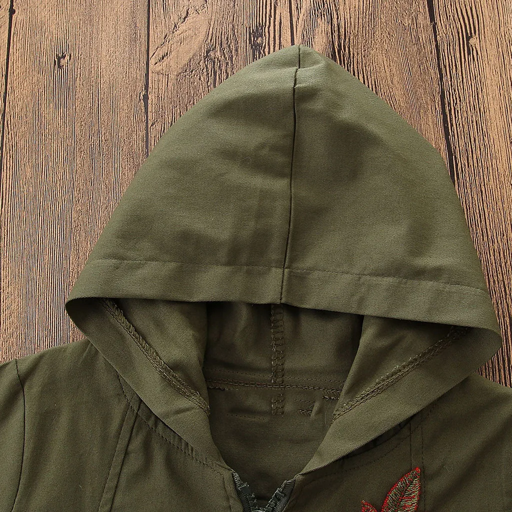 Весенняя куртка для маленьких мальчиков г. Зимняя куртка для девочек, пальто Детская верхняя одежда с капюшоном и цветочным принтом, куртка детская одежда L5010914