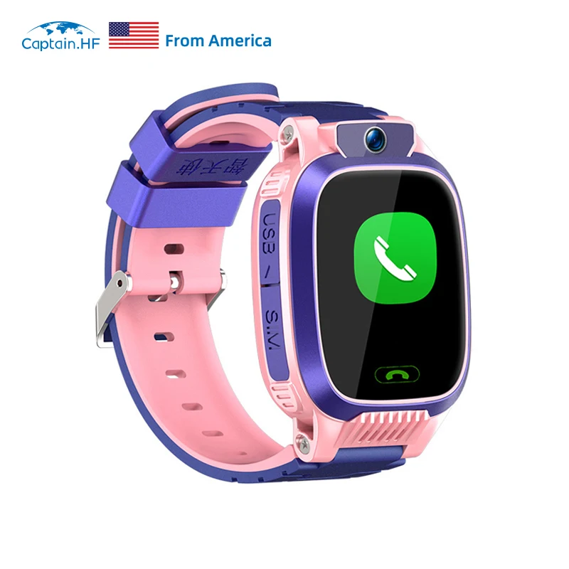 Captain HF Children's Smart Watch GPS Waterproof IP67 Fitness Kids Gift Kids Smart Watch Sim-card 4G Compatible iPhone Android