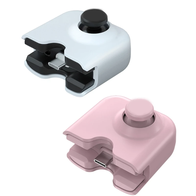 Tablet Connection Mobile Phone Power Supply Physical Entity  Mobile Game Joystick for iOS 13.4 and Above Pink /White