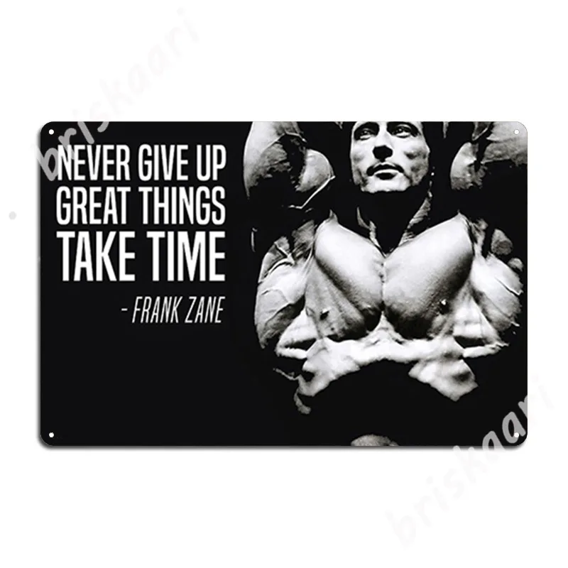 

Фрэнк Зейн-Бодибилдинг-цитата металлические знаки роспись декор стен кино гараж проектирование оловянных знаков плакаты