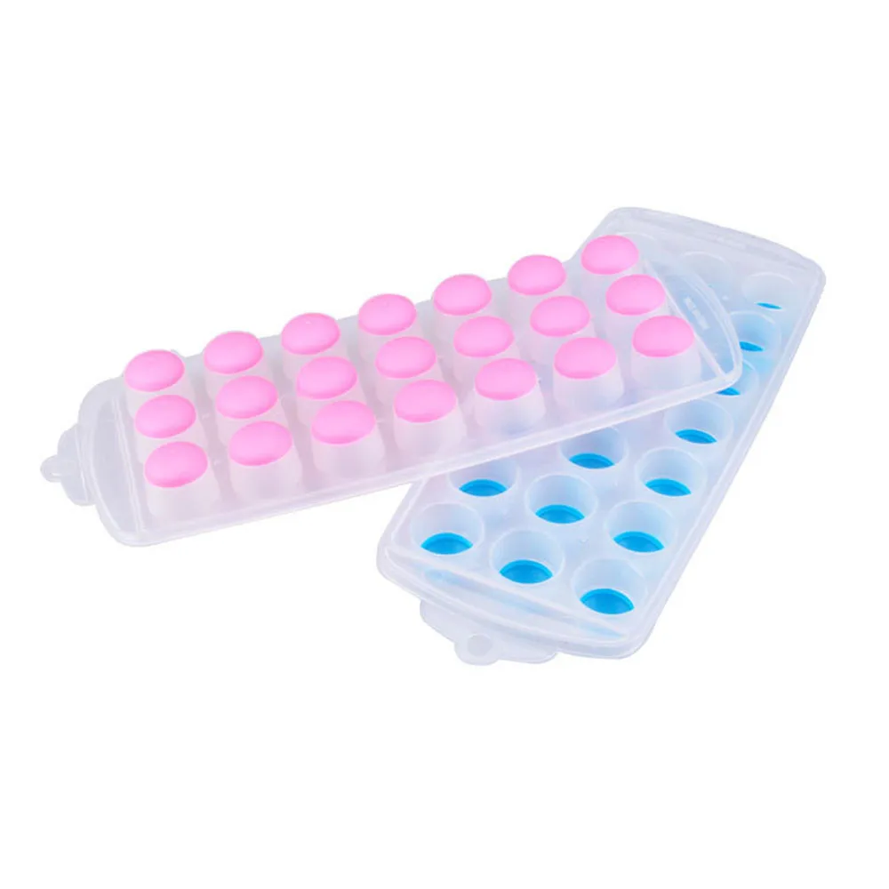 Easy out Shape Ice 21 Cube Tray Chocolate Jelly Pudding Maker Silicone Mold 10.08