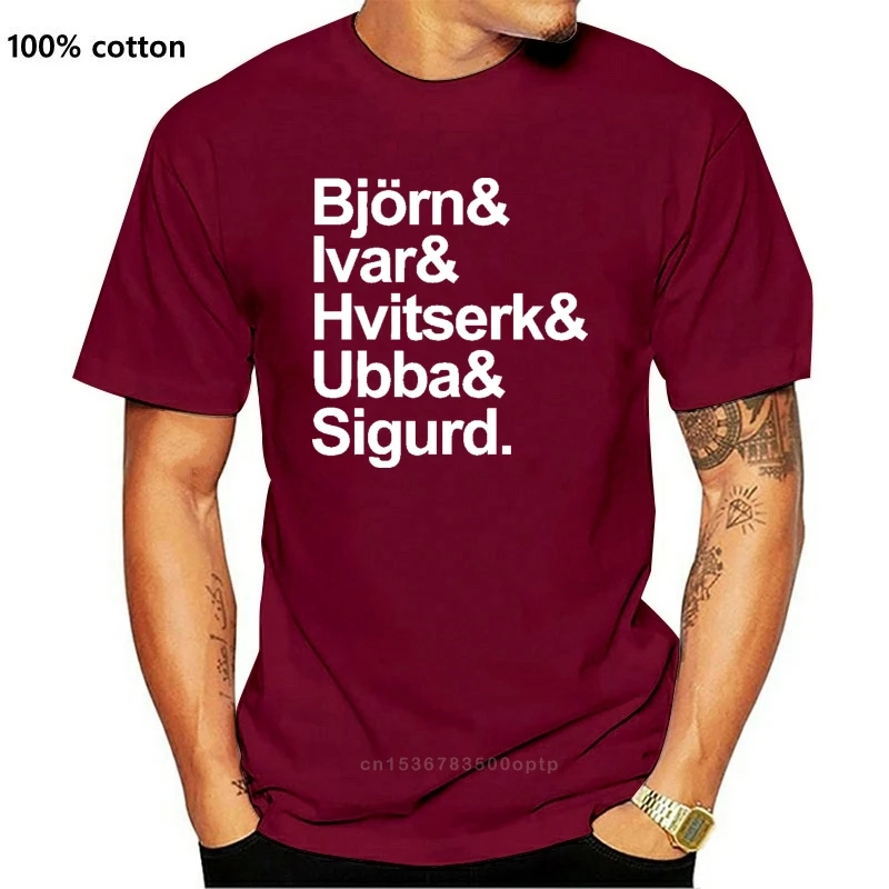 2020 модная футболка Vikings Bjorn Ivar Hvitserk Ubba agurd Ragnar Lothbrok Family Valhalla Tees |