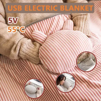 

Electricity Blanket soft Multifunctional 72x115CM USB Warm Comfortable Blanket Shawl Office home winter warm Electric blanket