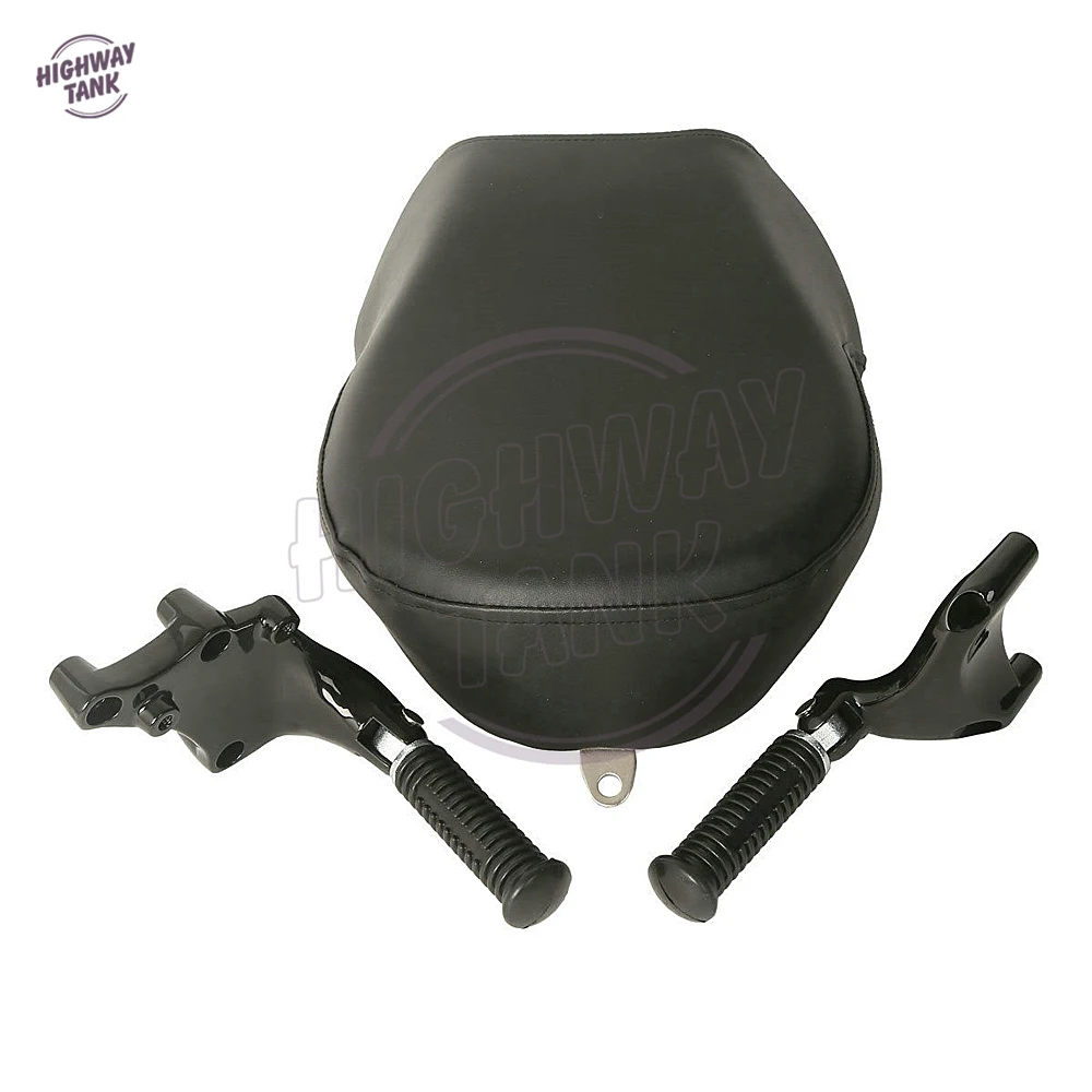 Motorcycle Rear Passenger Seat Covers Footpeg Foot Rest Mount Set case for Harley Sportster XL 883 1200 2014-2015 |