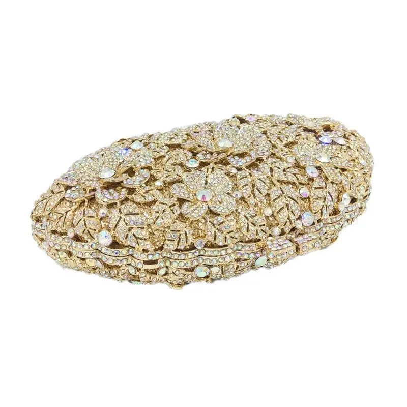 

Glitter Flower Clutch Shell Shaped Evening Purse Bag Women Formal Dinner Handbag Wedding Party Prom Bridal Shoulder Bags M5TE