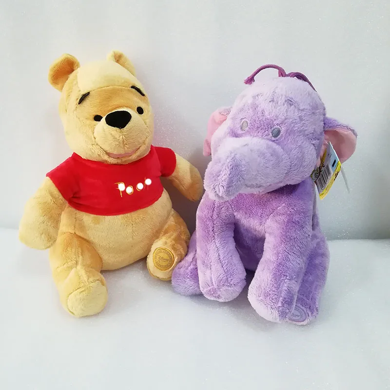 35 см Lumpy Heffalump плюшевые фиолетовый слон Желтый Медведь Плюшевые игрушки Мягкая кукла Дети Рождество подарок на год - Цвет: 2pcs