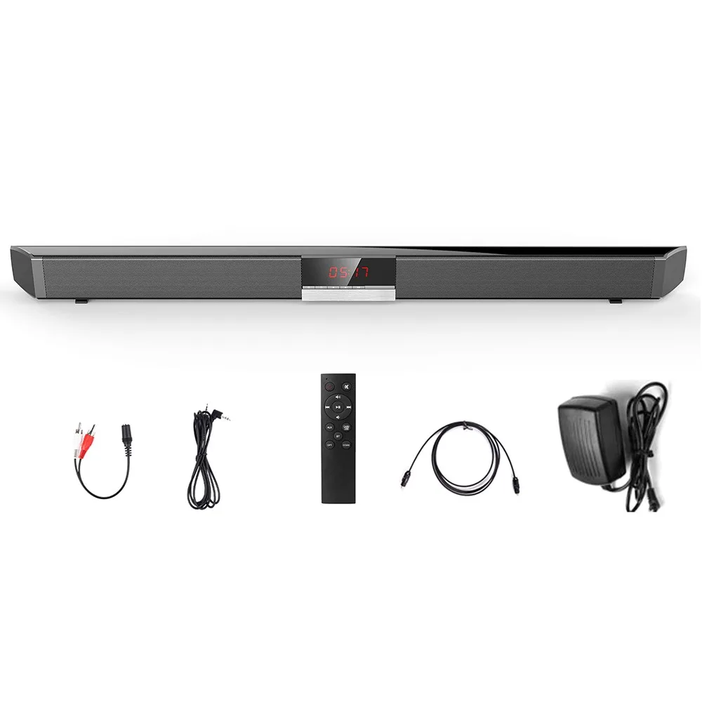  SR100 Plus BT Soundbar Subwoofer Home TV Speaker with Remote Control