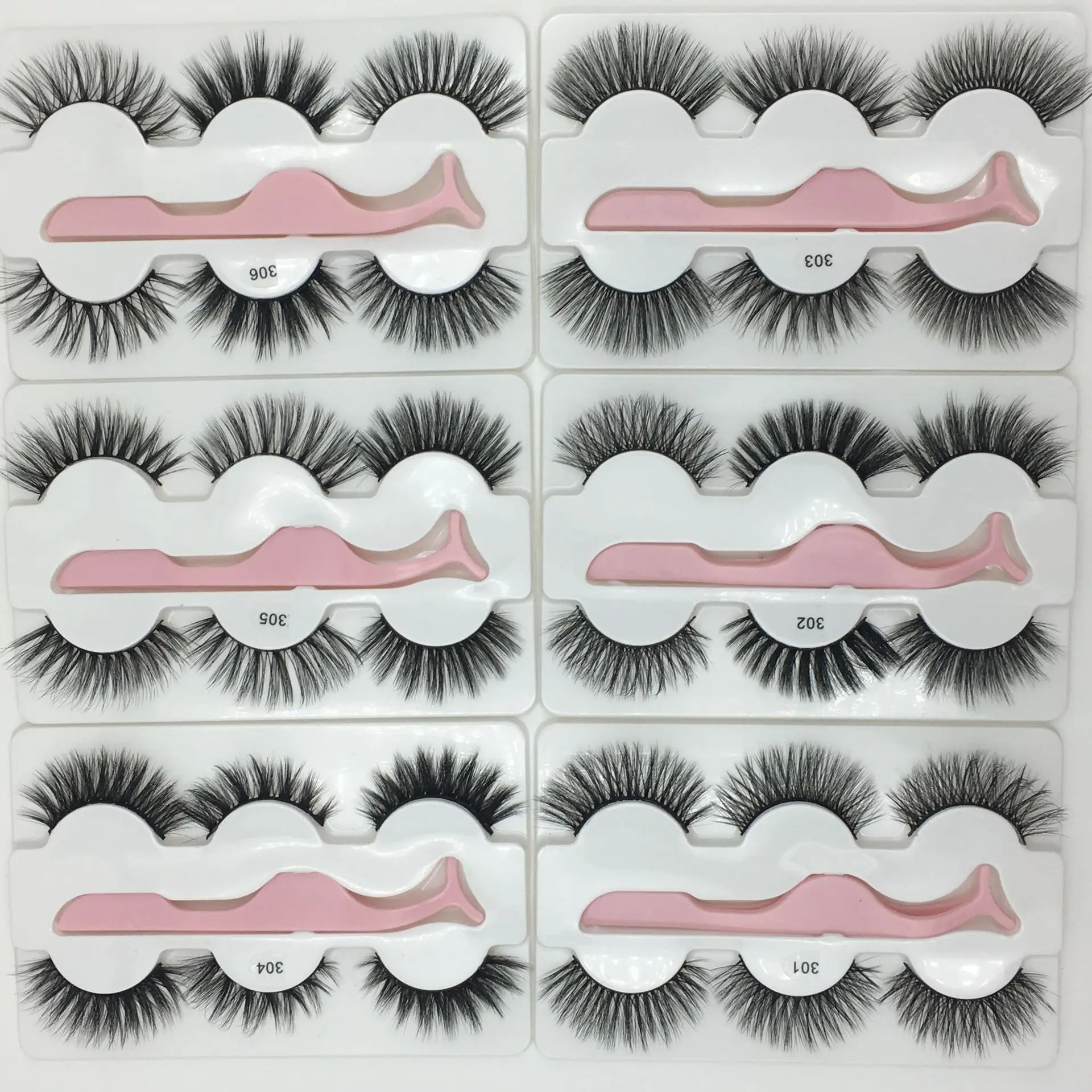 

High Quality3d Bushy Lashes Eyelashes Makeup Eyelash Extension Mink Lashes Wholesale False Eyelashes Hand Made Lash