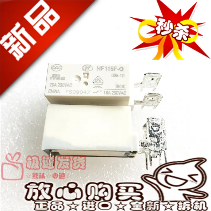 

Бесплатная доставка HF115F-Q 006-1D 16A 6VDC JQX-115F-Q 10 шт., пожалуйста, обратите внимание, несомненно, модель