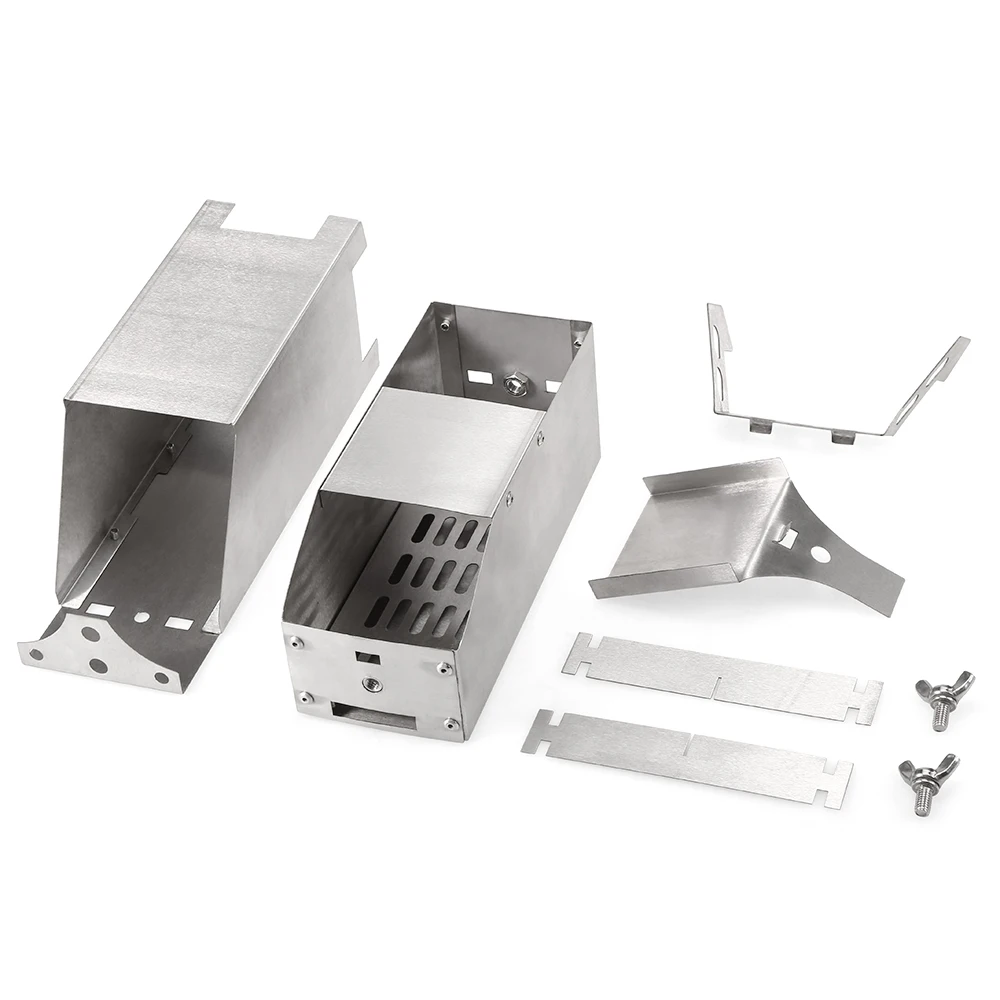 Outdoor Collapsible Wood Burner Burning Stainless Steel Rocket Camping Stove Backpacking Camp Tent Stove
