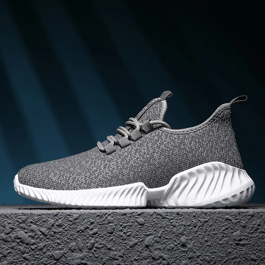 Summer Breathable Men Shoes Casual Shoes Men Fashions Male Mesh Shoes Men Sneakers Big Size Zapatillas Hombre Blue New#3