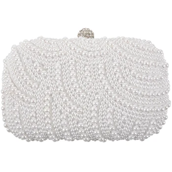 

JHD-Fashion Clutch Bag Beaded Party Bridal Handbag Wedding Evening Purse