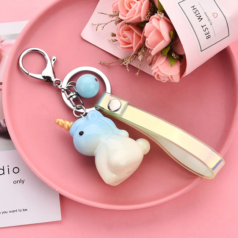 Цвет зодиака милая маленькая мышка акриловая цепочка для ключей креативные женские сумки висят один из лучших подарков