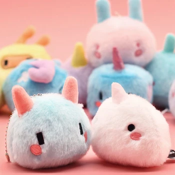 

Creative Geometric Monster Unicorn Plush Pendant Toy Soft Cartoon Animal Monster Stuffed Doll Keychain Bag Backpack Pendant Gift
