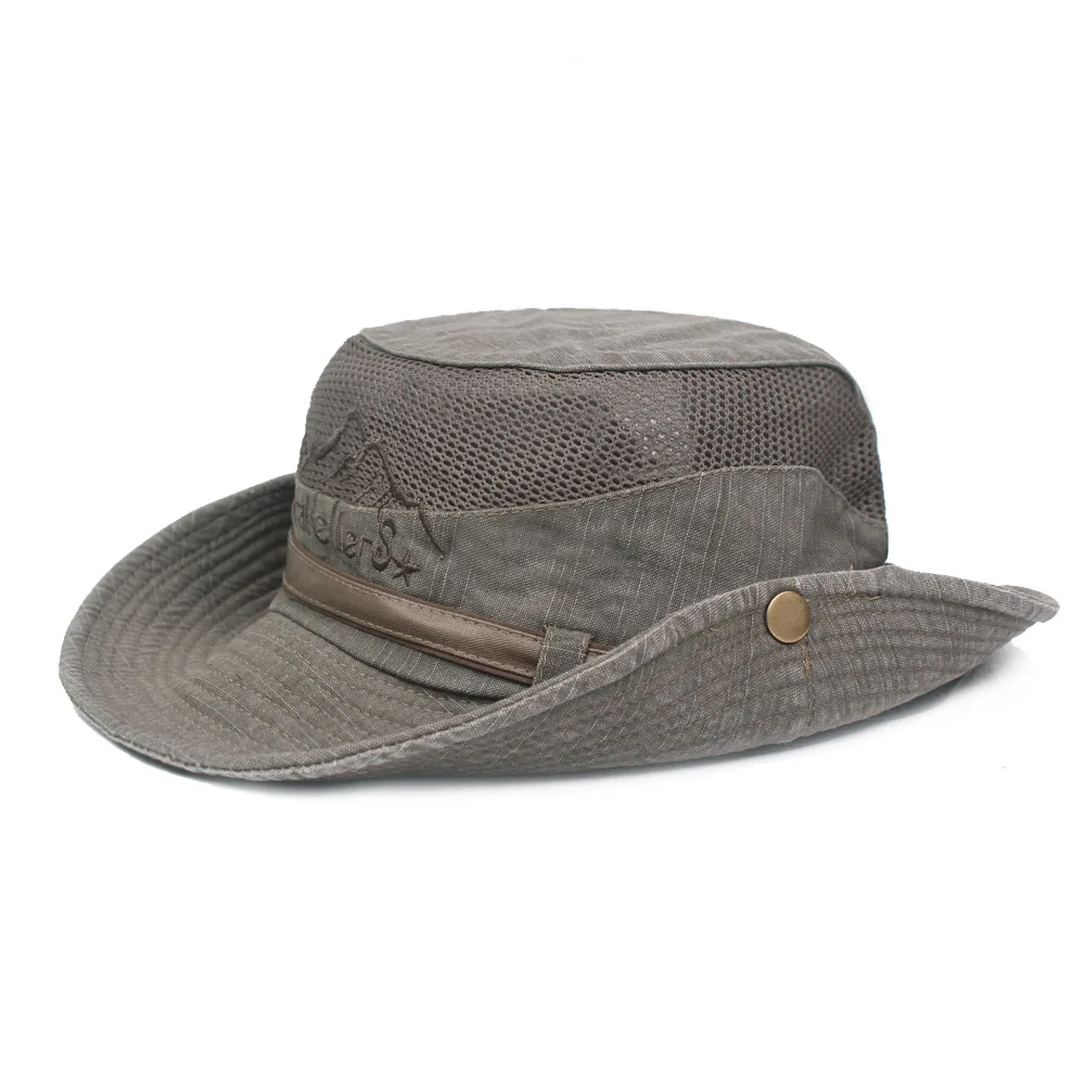 Cool Brim Camo солнцезащитная Кепка с сеткой ковш карго Boonie летние военные охотничьи шляпы для рыбалки ковбойские шляпы мужские и женские