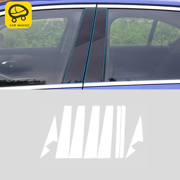 

CarMango for BMW 3 Series G20 2020 Car Styling Window Door Middle Column Film Protector Cover Trim Sticker Exterior Accessories