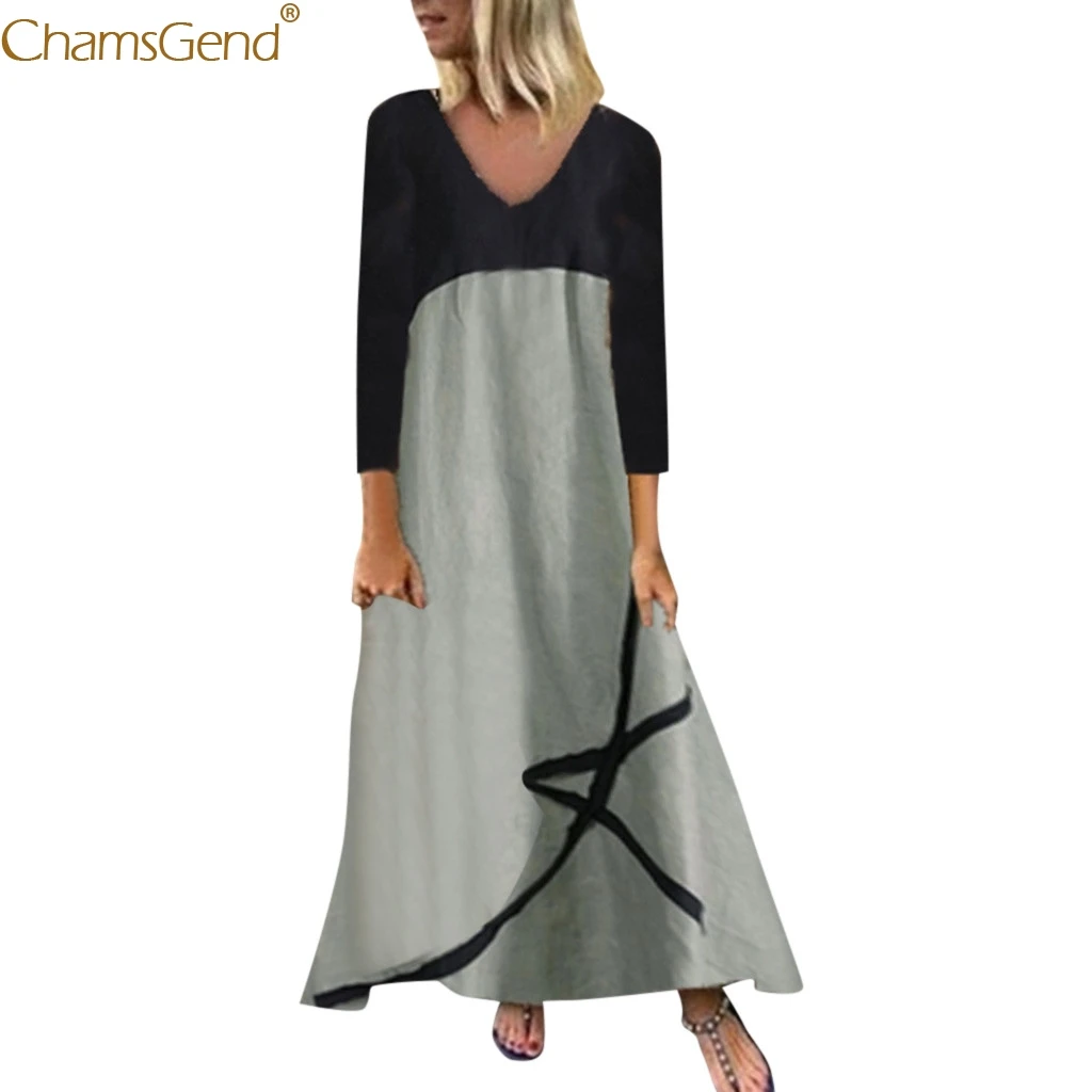 Casual Long Maxi Kaftan Dress Dresses Woman Party Night Long Party Dresses 2019 Loose Patchwork Holiday Beach Dress Ladies Aug Casual Long Maxi Kaftan Dress Dresses Woman Party Night Long Party Dresses 2019 Loose Patchwork Holiday Beach Dress Ladies Aug