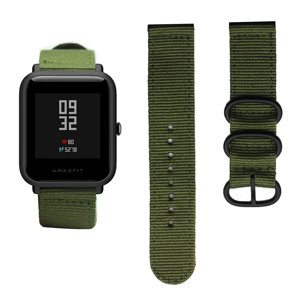 Eastar-Colorful-Nylon-wristband-for-Xiaomi-huami-Amazfit-Smart-Watch-Youth-Edition-Bip-BIT-PACE-Lite(1)