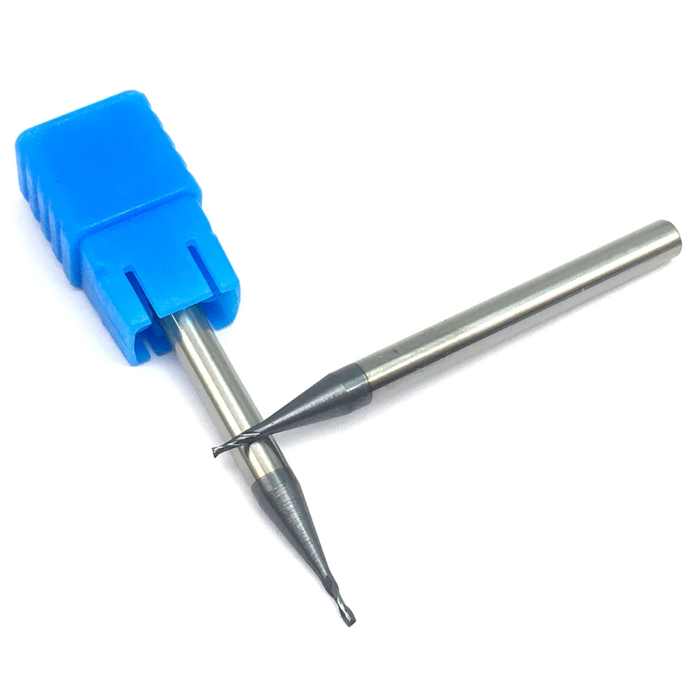 1PCS HRC50 1.0XD4X50L 2Flute Endmills Alloy Carbide Tungsten Steel Milling Cutter Milling Tools End Mill Solid Carbide Endmill