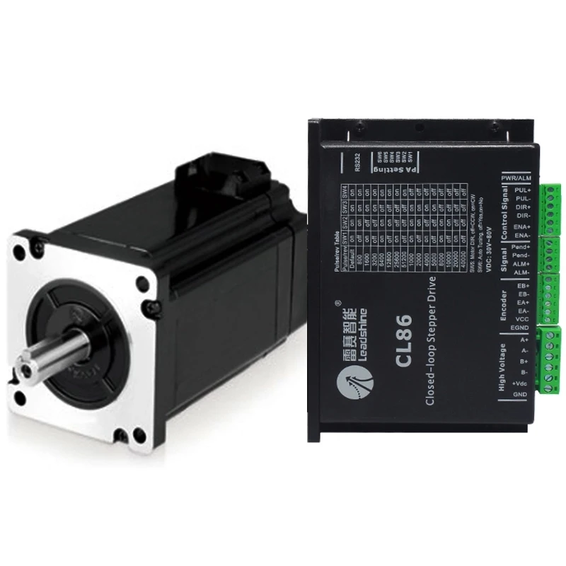 Оригинальный Leadshine nema34 8NM Гибридный сервопривод с замкнутой петлей комплект CL86 и