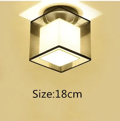 Chinese Traditional Style Ceiling Lights E27 Led Bulb Ceiling Lamp Fabric Lampshade for Home Room Decor Aisle Lighting fixtures