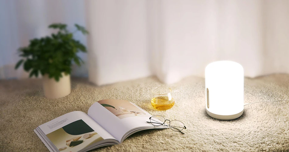 New Version Xiaomi Mijia Bedside Lamp 2 Smart Light voice control touch switch smart APP color adjustment For Apple Homekit Siri (9)