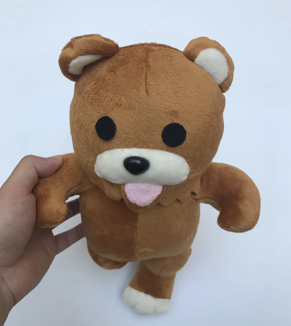 Интернет поп мультяшный талисман Pedobear 25 см Высота коричневый набитый и Плюшевая Кукла