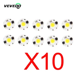 10PCS LED COB chip 3W 5W 7W 10W 12W outdoor chip light smart IC No Need Driver AC 220V LED bulb light DIY lighting spotlight