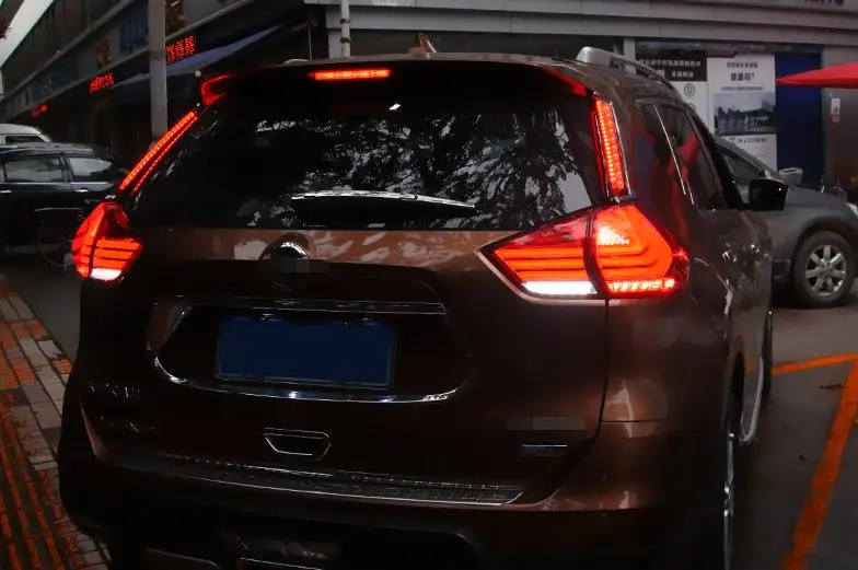 VLAND factory for car taillight For X-Trail 2013- for FULL LED tail light with turn signal+brake light+reverse light+DRL