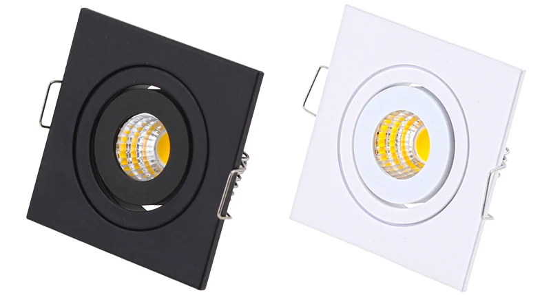 Factory Price Recessed LED Waterproof IP65 Dimmable COB Downlight Outdoor 3W AC90-260V LED Ceiling Spot Light LED Ceiling Lamp