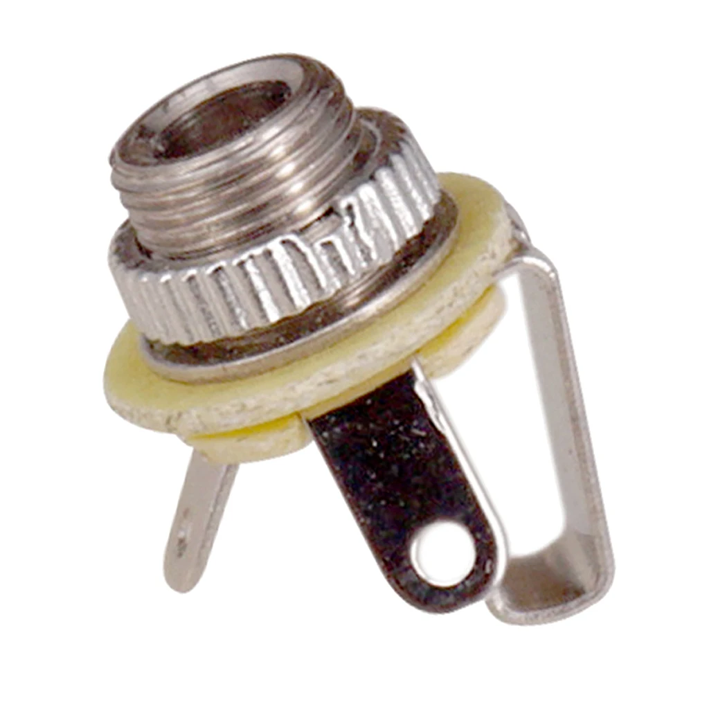 Mouth 3.5mm Mono Guitar Jack Audio Output Socket for Electric Guitar Bass