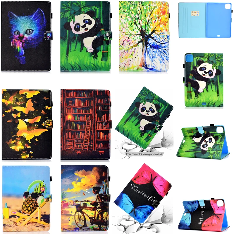

Fashion PU Leather Flip Wallet Case for Apple iPad Pro 11" inch 2020 A2231 A2228 Silicone Cover Shell Stand with Auto Sleep