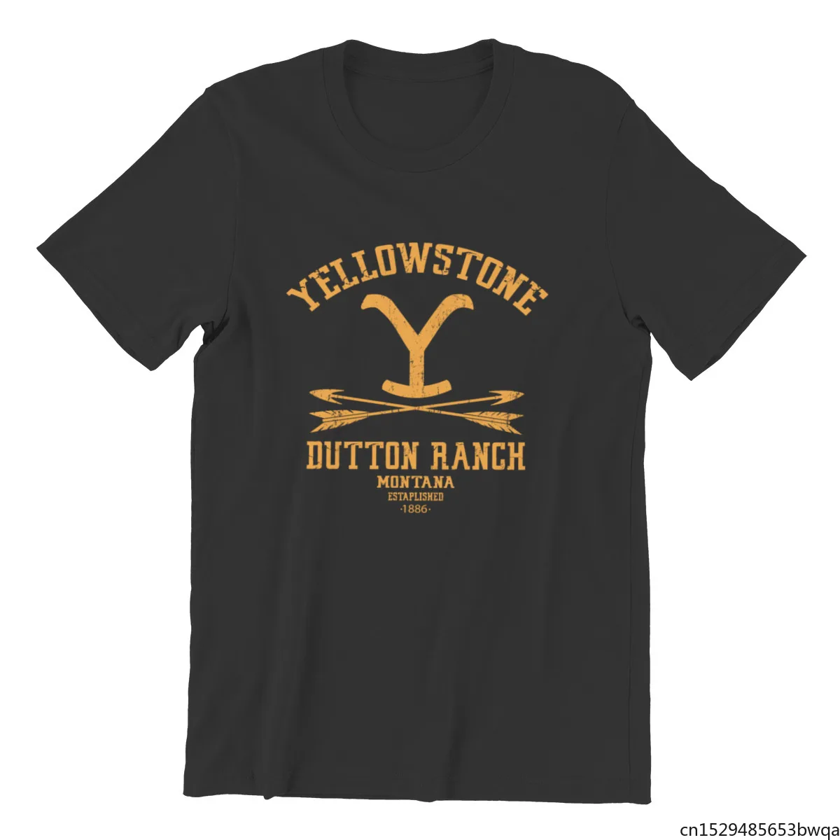 Футболка Yellowstone Dutton с стрелами Мужская футболка забавная мужская одежда коротким