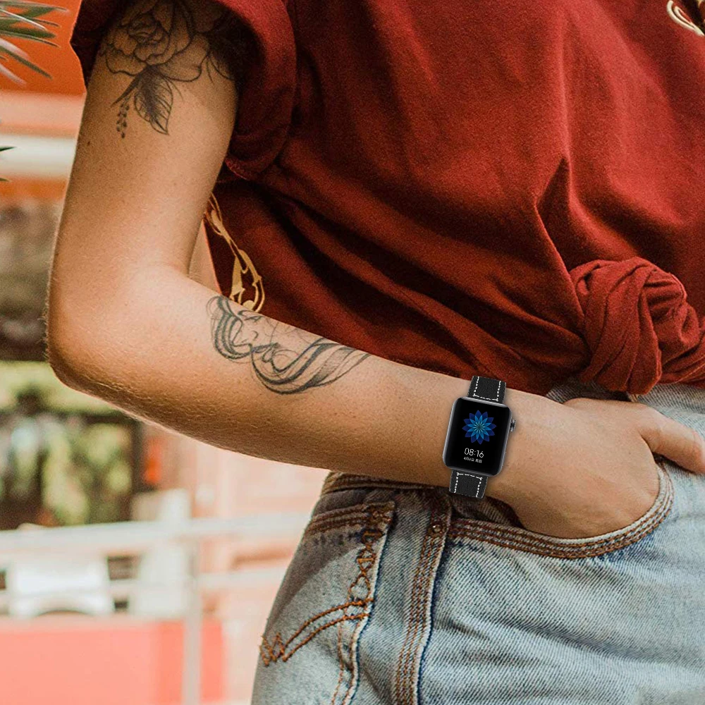 Часы модные Сменные аксессуары браслет ремень ремешок для часов Xiaomi часы Высокое качество кожаный ремешок Смарт спортивные часы ремешок