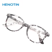 Henotin, модные очки для чтения с круглой оправой для мужчин и женщин, Повседневные очки для чтения в газетах, 1,5, 2,0, 2,5, 3,0, 4,0