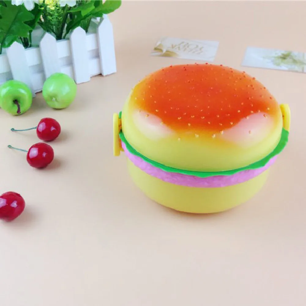 Популярный детский Ланч-бокс пищевые контейнеры для хранения с вилкой ложка